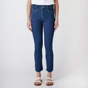 Sarah Lawrence Denim Jeans high rise 7/8 skinny, size 28